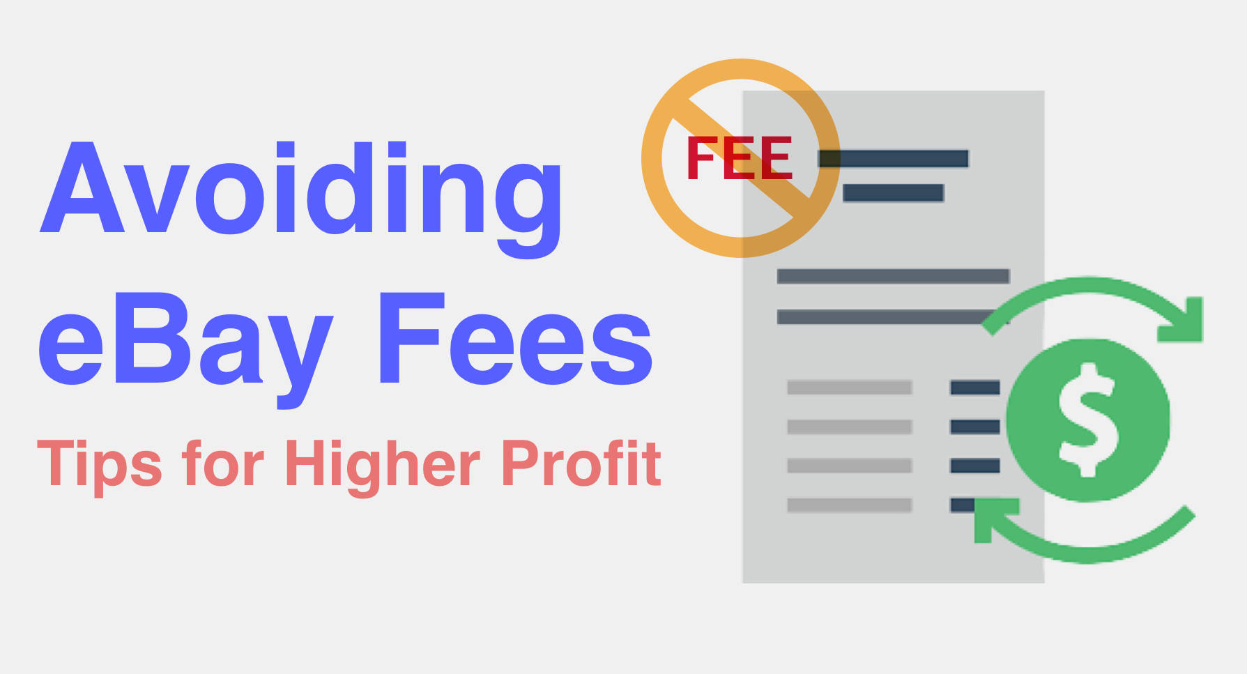 Avoiding eBay Fees Tips for Higher Profit Size.ly Blog